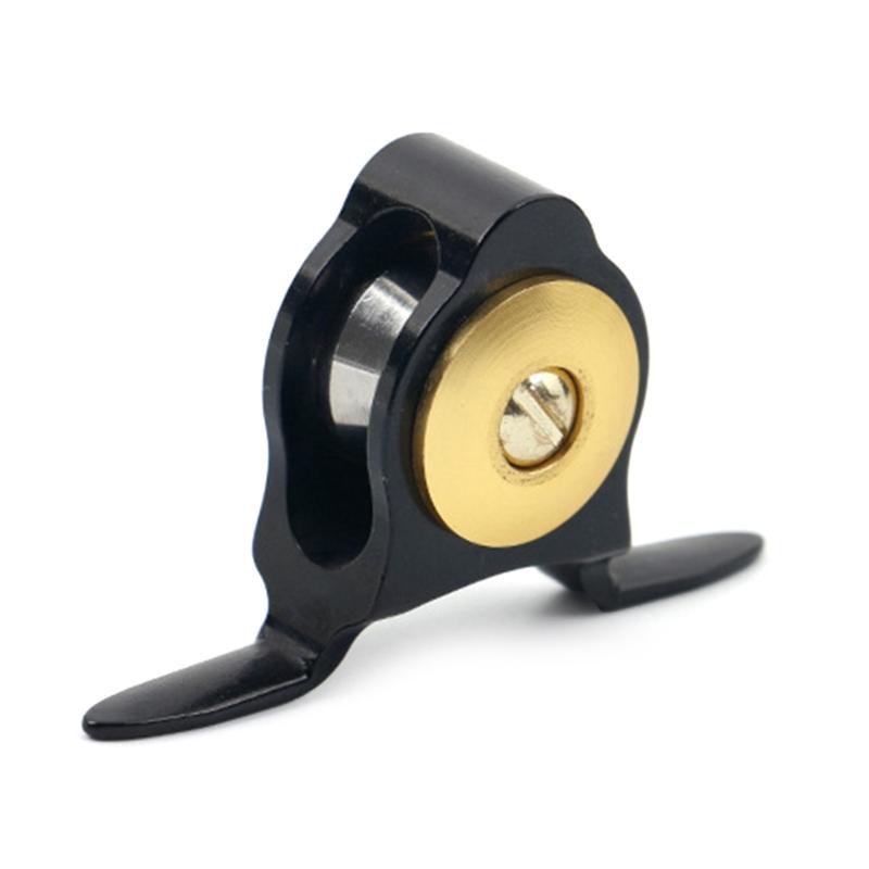 Alloy Fishing Roller Guide Heavy Duty Fishing Rod Guide Single/Double Roller Rod Guides for Rod Trolling Fishing