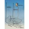 Over-the-door Kitchen Rack, 1-tier, Hook Storage, Basket, Hanging Rack, Stainless Steel, Made In Japan, Smart Hang, SHIMIZU