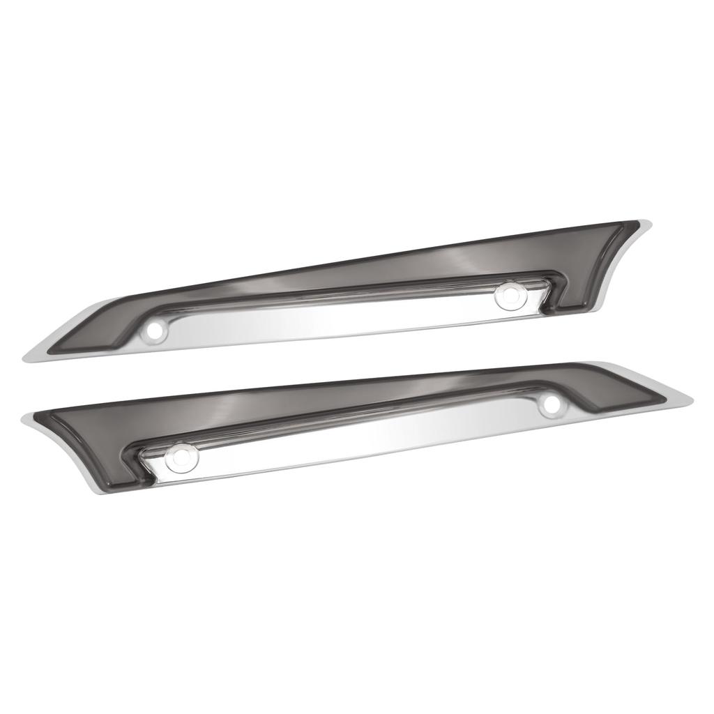 HDBUBALUS Светодиодный фонарь для отделки лобового стекла мотоцикла, индикатор освещения, фары, янтарные указатели поворота, белые дневные ходовые огни для Harley