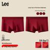 Мужские хлопковые боксеры-брифы Lee Lucky Red (2-Pack)