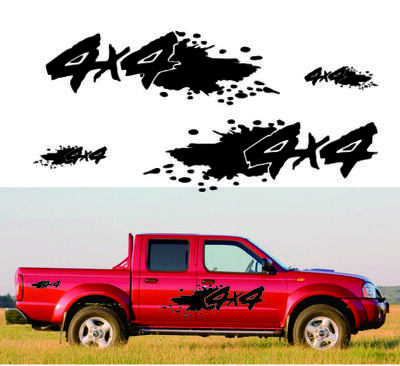 4 шт. Наклейка для внедорожника 4x4 для Ford Ranger Raptor F150