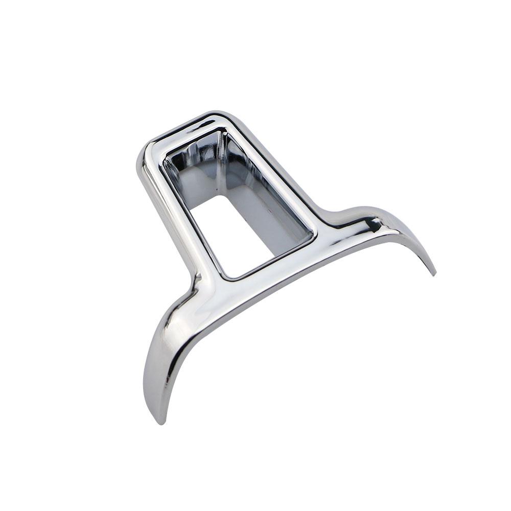 ABS хромированная крышка рулевого колеса автомобиля, декоративная наклейка, накладка для Volkswagen VW GOLF 6 MK6 JETTA MK5 MK6 POLO Bora