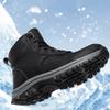 NeW Men Winter Snow Boots For Waterproof Leather Sneakers Super Warm Men's Boots Outdoor Male Hiking Boots Work Shoes Size 39-48