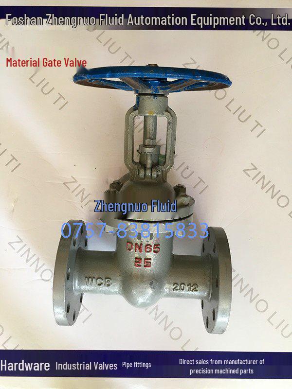 WCB Carbon Steel Flanged Gate Valve Z41H/Y-16C, Temp Resistant to 425°C, Model Z41H-25C, Sizes DN15-DN350.