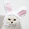 1pcs Plush Rabbit Ears Pet Headband, Rabbit Ears Hat for Cats Small Dogs Party Costume Accessory Headwear