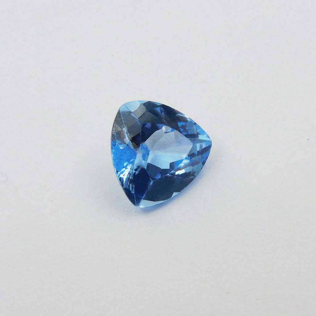 Natural Blue Sapphire Loose Gemstone Trillion Cut 5.15 ct September Birthstone for Gem Collections