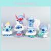 6 Pcs Stitch Sleepwear Pillow Design Mini Model Desktop Ornament Decor Set For Kids And Fans