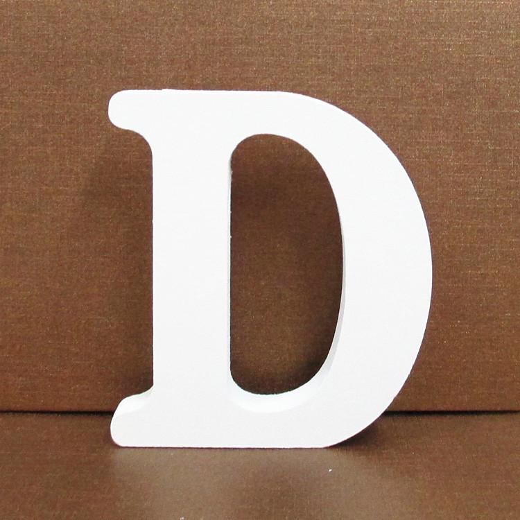 White Wooden Letter & Number Ornaments Home Wedding Decor Photo Shooting Props