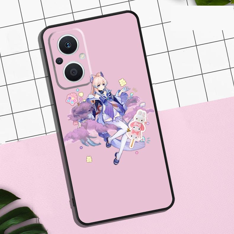 Чехол Sangonomiya Kokomi Genshin Impact Для OPPO Reno 13F 13 12 12F 11 11F 8T 7 8 10 Pro OPPO Find X8 Pro X6 X3 X5 Lite