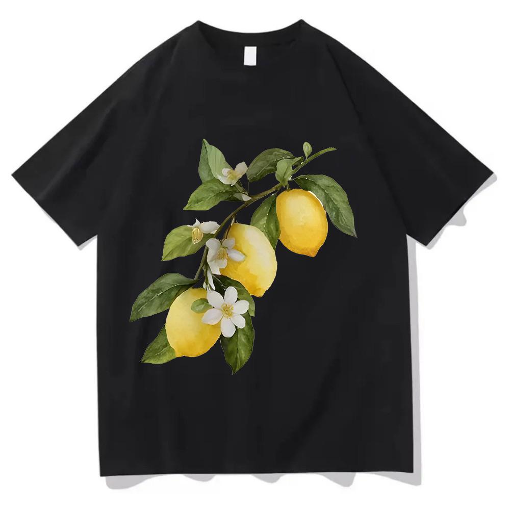 Ретро Футболка с лимончелло La Dolce Vita Лимонная Футболка Футболка из Италии Короткая Женская Футболка Летняя Повседневная Футболка Эстетичная Лимонная Одежда