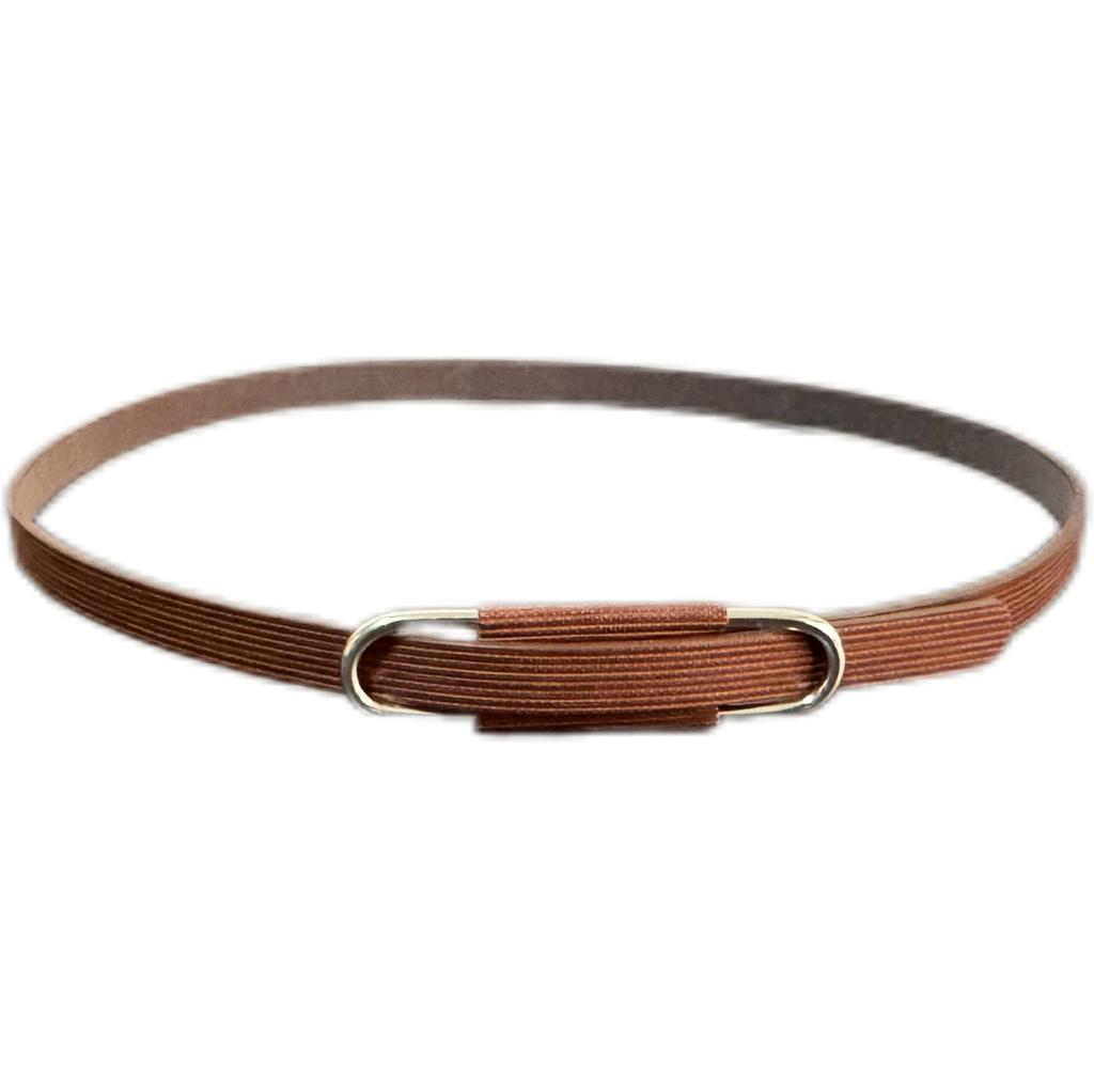 Ретро европейская и американская соломенная шляпа с кожаной пряжкой и креативным декором шляпной ленты