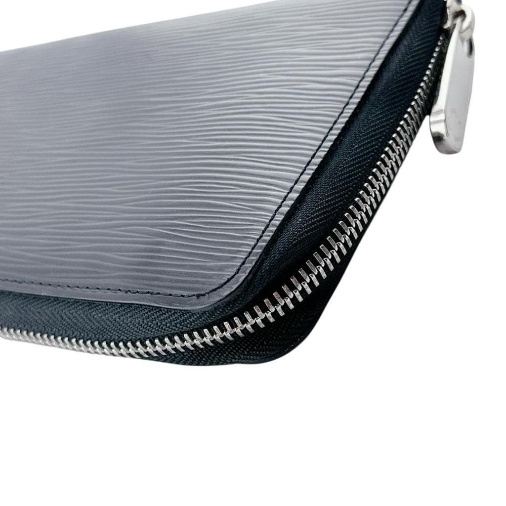 LOUIS VUITTON Epi Zippy Organizer Long Wallet purse Epi Leather Noir mens M63852 Used