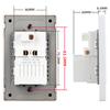 Новое 5 В 2,1 А USB Type-c Зарядное устройство Стандарт Таиланда 118 мм Бытовая Панель Тайский Универсальный Настенный Выключатель Серия Розеток