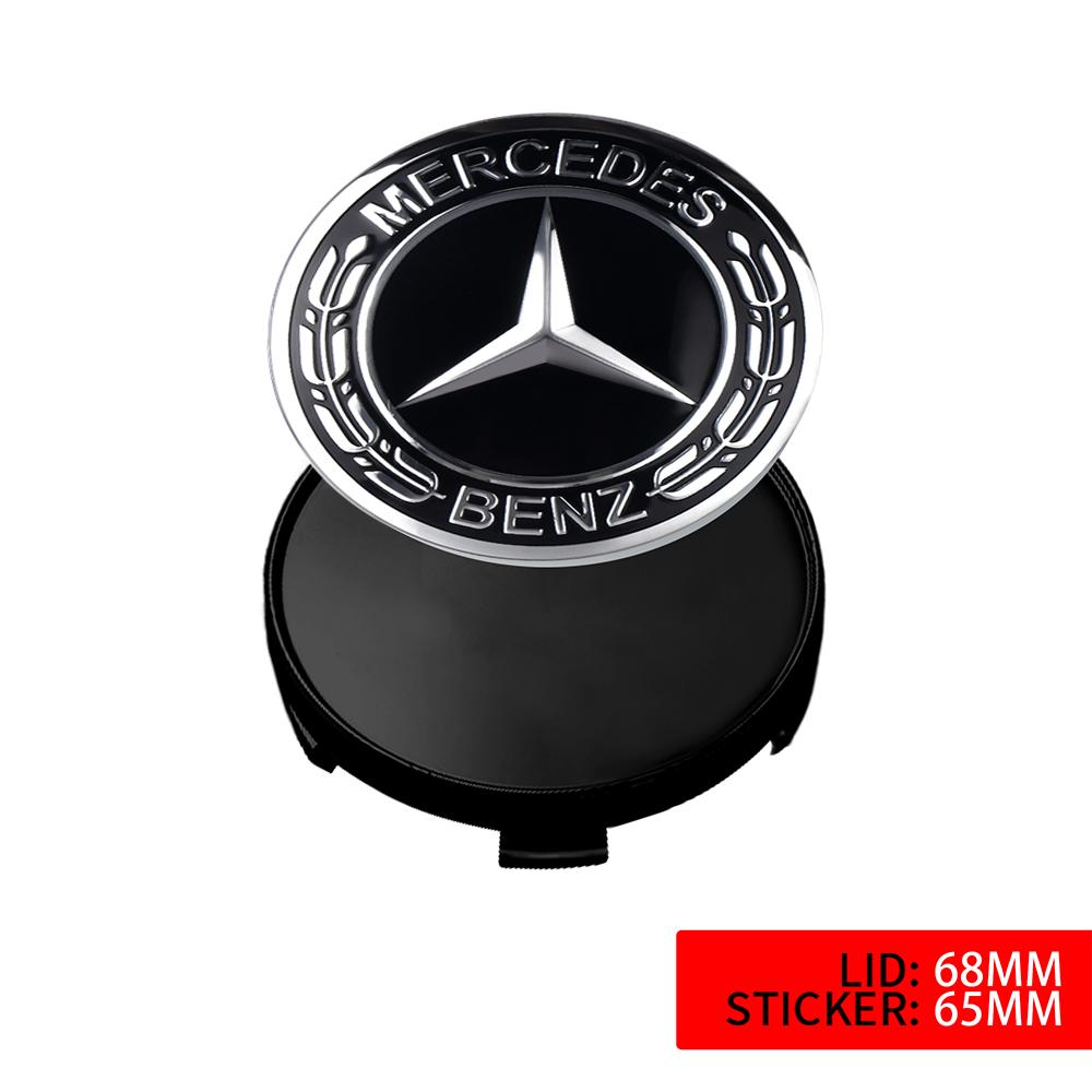 60mm/63mm/68mm Car Wheel Center Cap Hub Covers Badge Accessories for Mercedes Benz A B C E R G S Class AMG W124 W169 W176 W212
