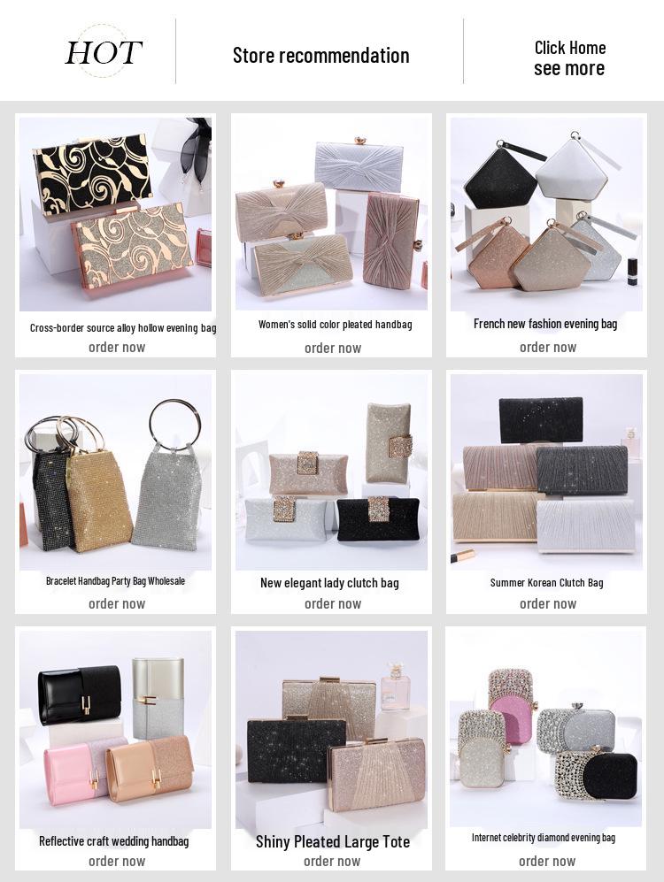 Вечерний клатч с блестками и стразами: Элегантная квадратная сумка кроссбоди