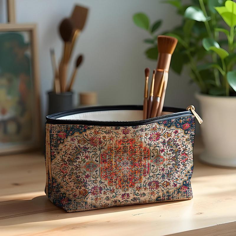 Косметичка в богемном этническом стиле, портативная многофункциональная сумка для хранения, дорожная косметичка, большая вместительная косметичка для девочек