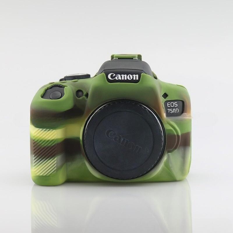 Новый силиконовый чехол для Canon EOS 750D - Защитная крышка и сумка для зеркальной камеры