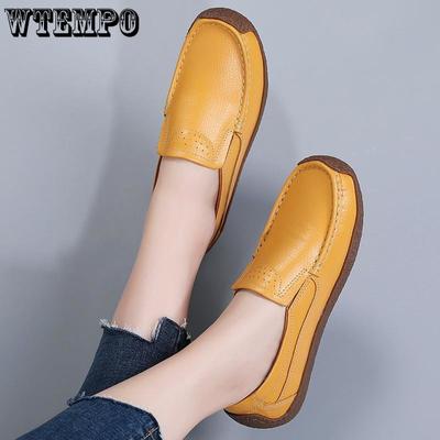 Женские лоферы, повседневные туфли на плоской подошве в горошек, большие размеры 35–42, мягкие туфли на плоской подошве для вождения