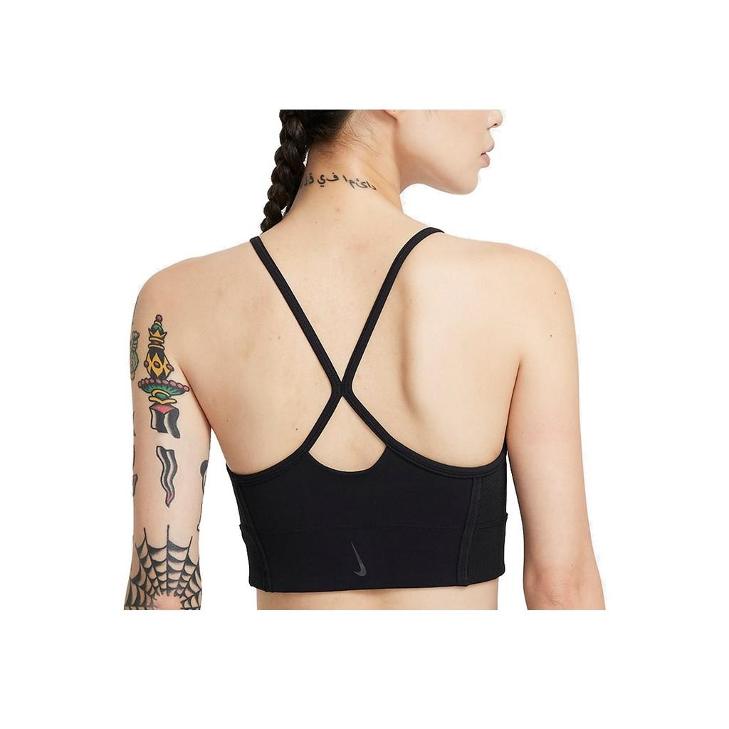 Nike Йога Dri-FIT Indy Низкоинтенсивная поддержка Бег Йога Майка Женские топы Черный DD1184-010