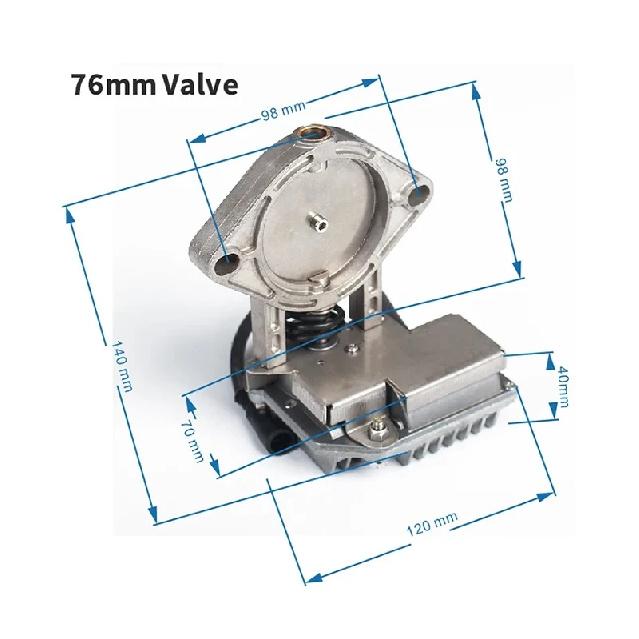 Electronic Exhaust Flap Valve Variable Cutout Motorized System 2.0 2.5 3.0 Inch with Remote Control & Switch Button