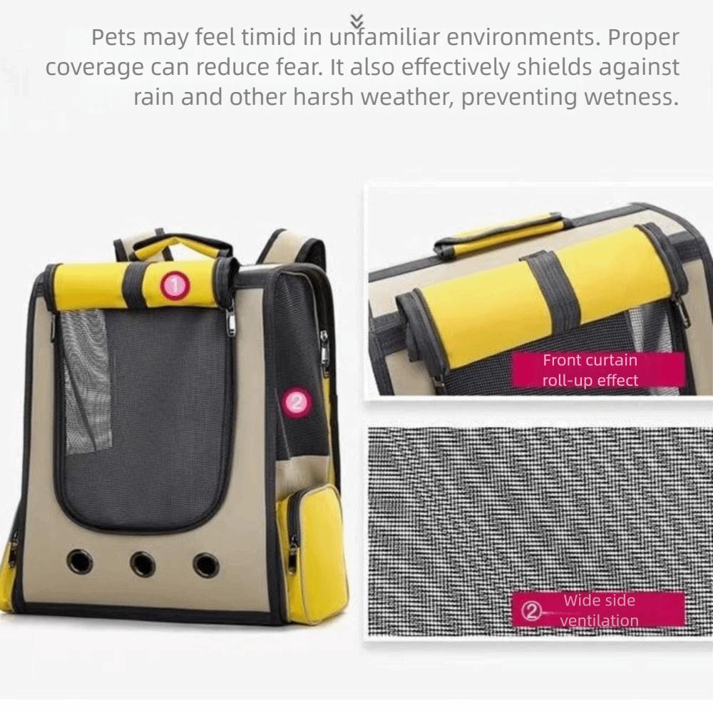 Breathable Cat Carrier Backpack Large Capacity Cat Transport Bag Durable Pet Carrying Bag Cats