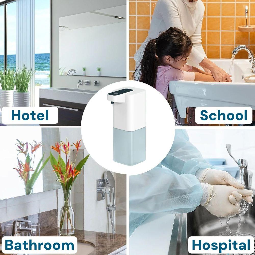 Infrared Sensing Foam Automatic Soap Dispenser Bacterostatic Foaming Hand Soap Dispenser Bathroom