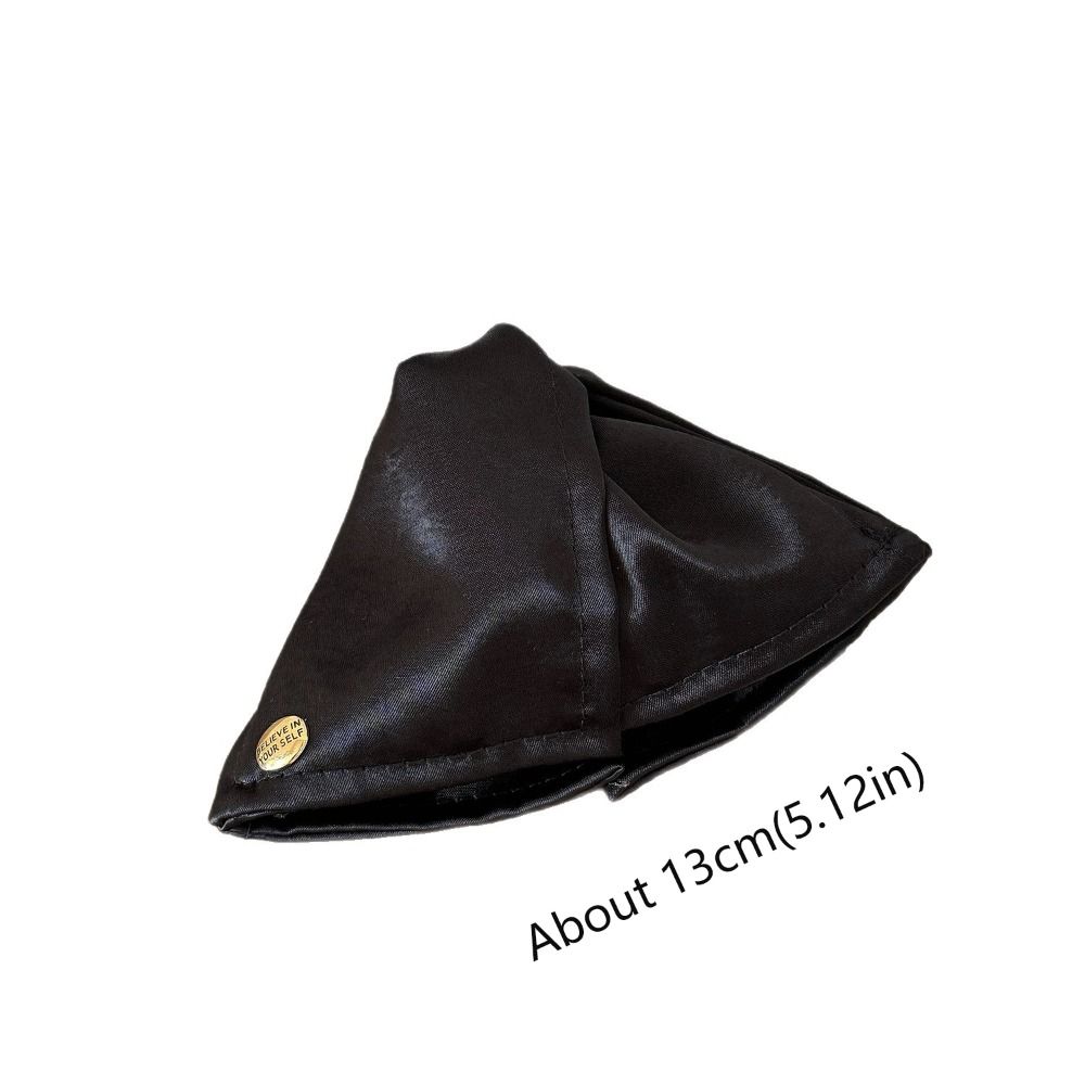 Satin Cloth Shark Clamp Simple Shell Hair Accessories Fashion Ponytail Hair Clip  Back of Head