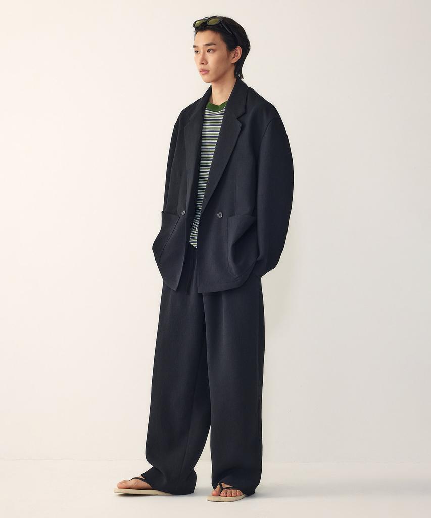Studio Tomboy [Men] Wrinkle Out-Pocket Jacket_Black 9156212559