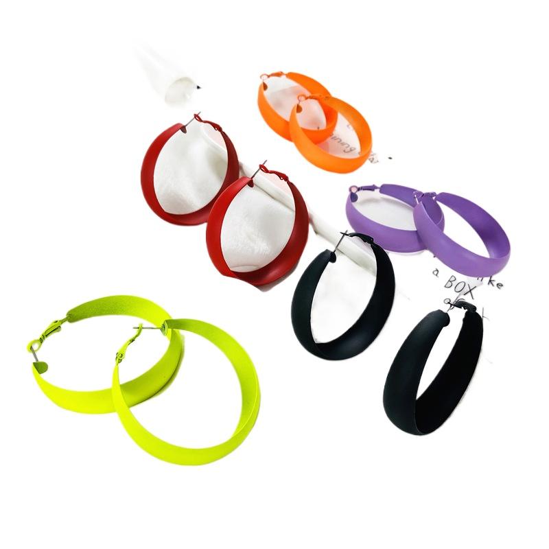 1 пара женских ювелирных украшений, кулон в форме круга, модный подарок на вечеринку, модные женские серьги, женские аксессуары карамельного цвета