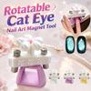 Flower Shaped Cat Eye Nail Magnet Portable Rotatable Nail Magnet Nail Art Magnet Tool  DIY