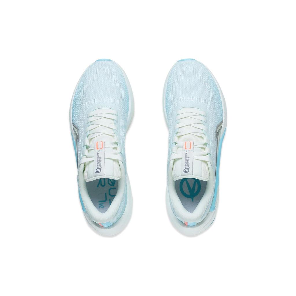 LiNing Fierce Steed 7 V2 Lightweight Durable Low-Top Running Shoes Women Sneaker White Blue ARZT008-2