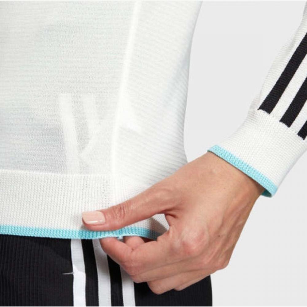 Adidas Golf SS Women S Three Line Crewneck Sweater Hz9219 White