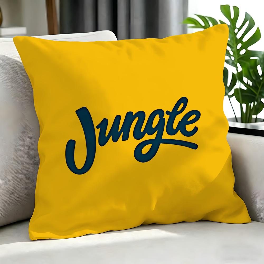 Indie Jungle Cushion Cover Cushion Cover Set 4Pcs 50X50 45X45 40X40 Pillowcase Decorative Sofa Home Decor