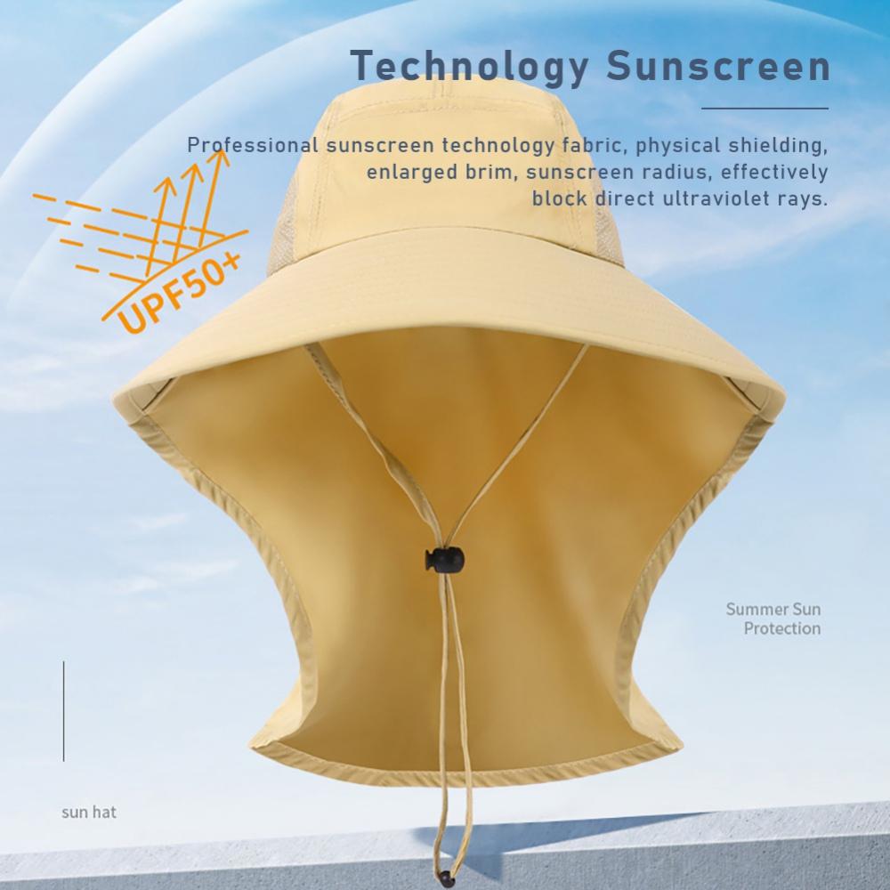 Мужская и женская рыбацкая шляпа-ведро, легкая для путешествий, альпинизма, солнцезащитная шляпа с широкими полями, быстросохнущая рыбацкая шапка