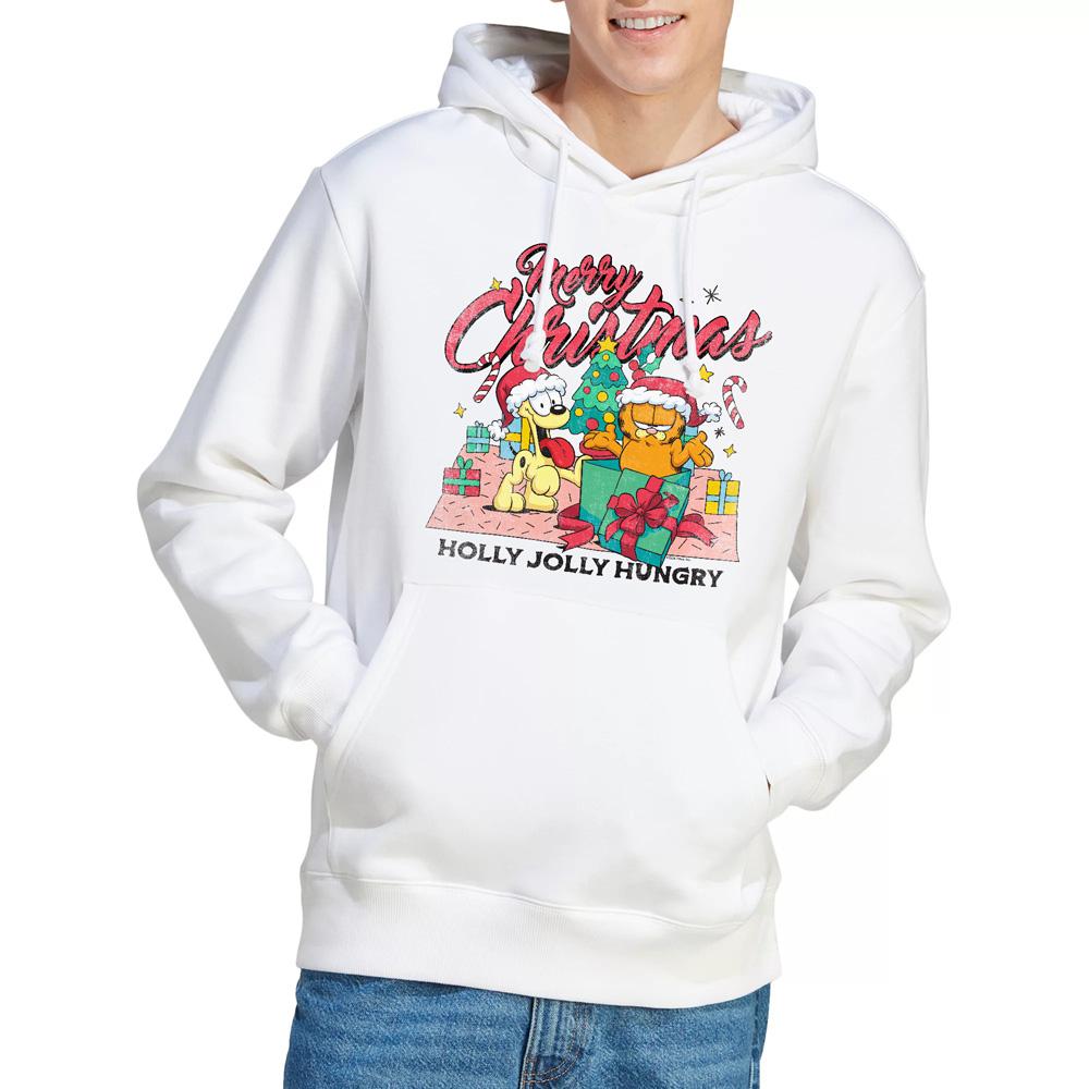Garfield Mens Merry Christmas Hoodie