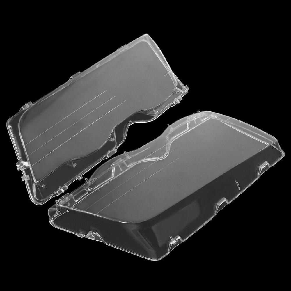 1 шт./1 пара, чехол для автомобильных фар для BMW E46, 4 двери, 3 серии, 1998-2001 гг., абажур, яркий корпус, чехлы для линз фар