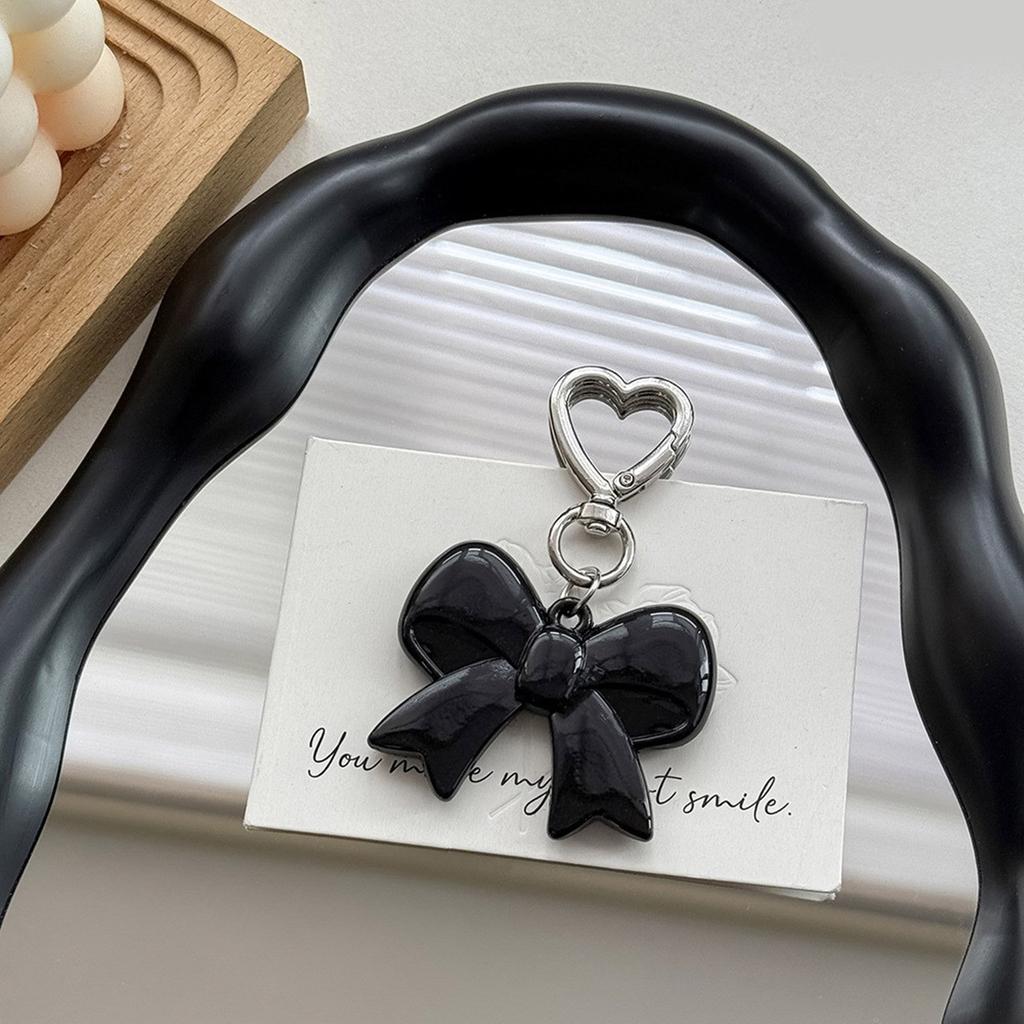 Брелок для ключей в форме сердца, милый брелок с бантиками, подвеска, цепочка для ключей от машины, брелки с бантиками, подвесные украшения для рюкзака, шарм для сумки для женщины