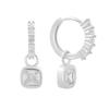 Silver Earrings with Cubic Zirkonia (2186038)