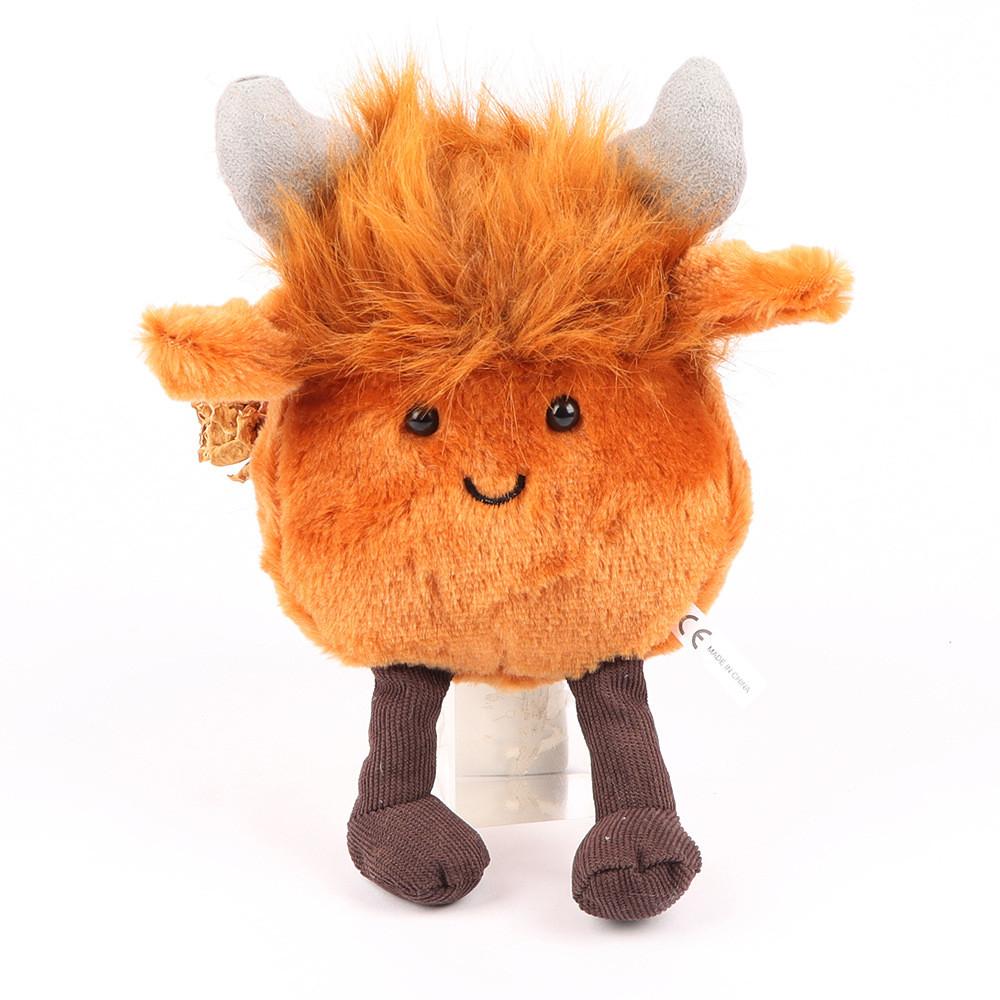 Плюшевая игрушка Хайлендский скот, мультяшная мягкая кукла, украшения, детский подарок