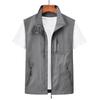Жилеты мужские тонкие повседневные жилеты уличные быстросохнущие мужские летние осенние жилеты с несколькими карманами для инструментов большие размеры повседневная куртка