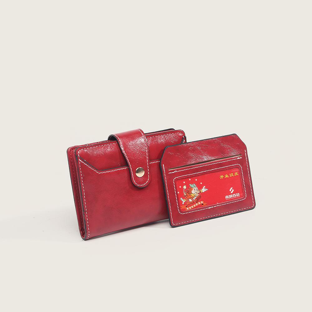 Card Holder Women's Wallet Female Student ID Anti-theft PU Card Case Cute Coin Purse Mini Clutch High-end Feel