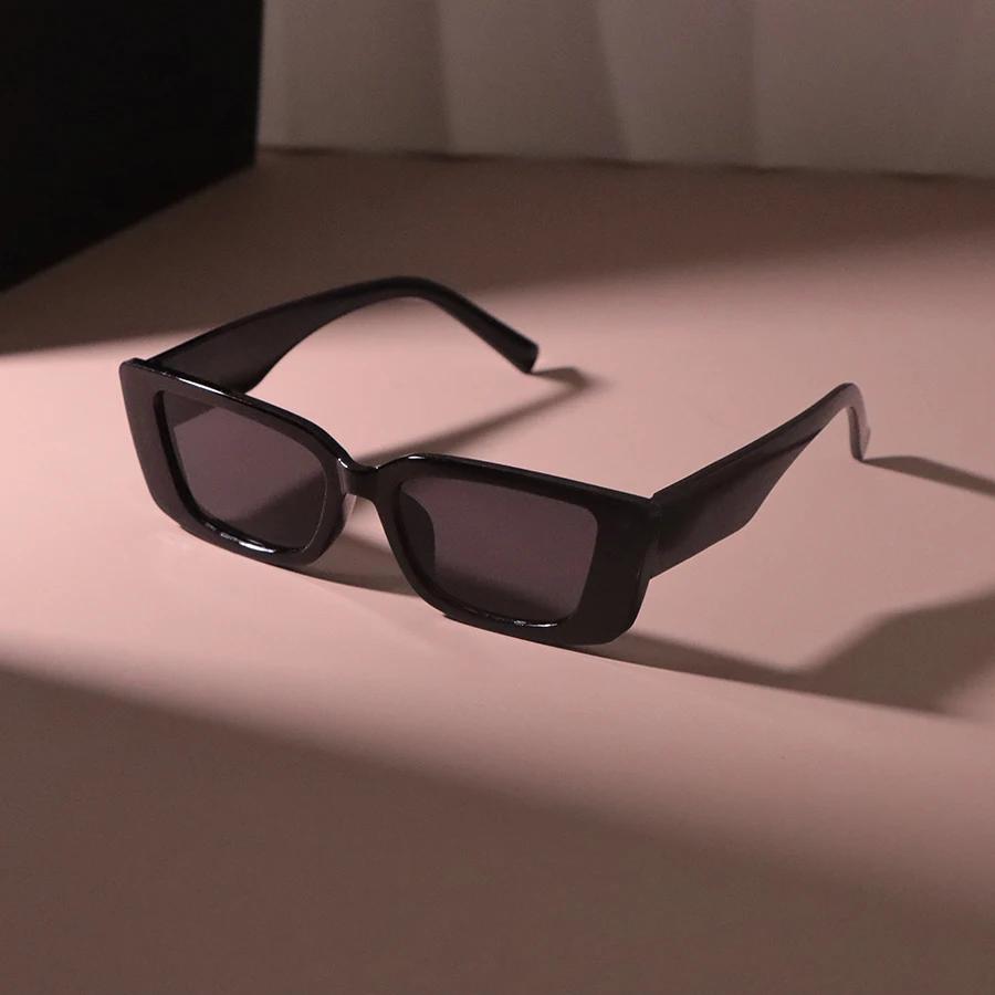 Квадратные винтажные солнцезащитные очки Женские Мужские Прямоугольные Ретро Солнцезащитные очки Женские Мужские Зеркальные Дорожные Панк Уличные Очки