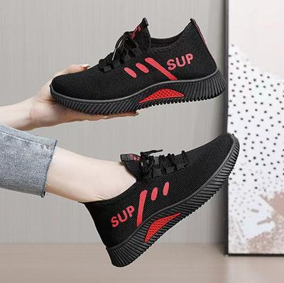 Новые повседневные женские кроссовки на шнуровке, дышащие, с мягкой подошвой, легкие беговые кроссовки, удобная студенческая обувь