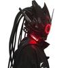 Маски CyberPunk с застежкой M Город Ночи Светодиодные Фестивальные Белые Бронированные Косплей Сценический Реквизит НФ Хэллоуин Вечеринка Подарки Для Взрослых