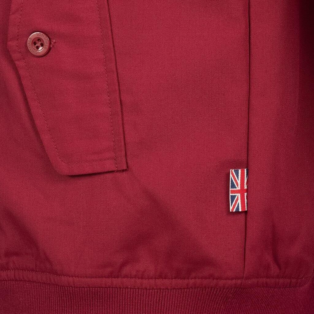 Зимняя куртка Lonsdale переходная куртка 'CLASSIC' вишнево-красная темно-красная белая