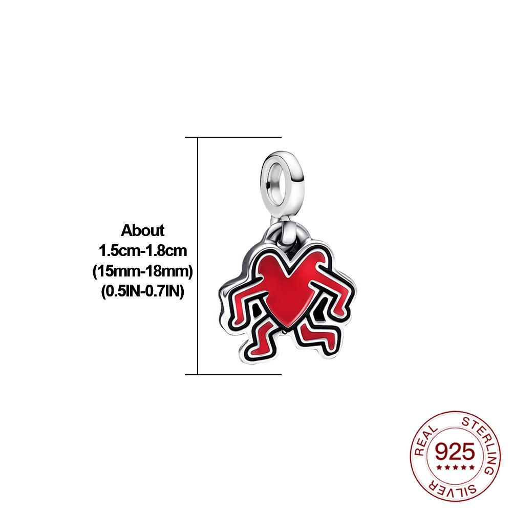 Новый настоящий S925 стерлингового серебра Me Шарм Единорог звезда обруч из бисера подходит оригинальные браслеты Me женские украшения в форме сердца для подарка