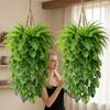 Plastic Artificial Hanging Monstera Vine UV Resistant Trailing Greenery Vine  Balcony