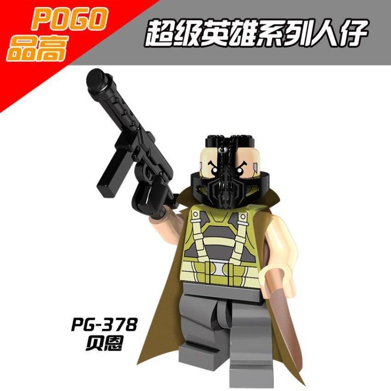 Lego Minifigures Pg8093 Супергерой Бэйн Росомаха Дэдпул Повседневная одежда Команда США Бэтмен Минифигурки