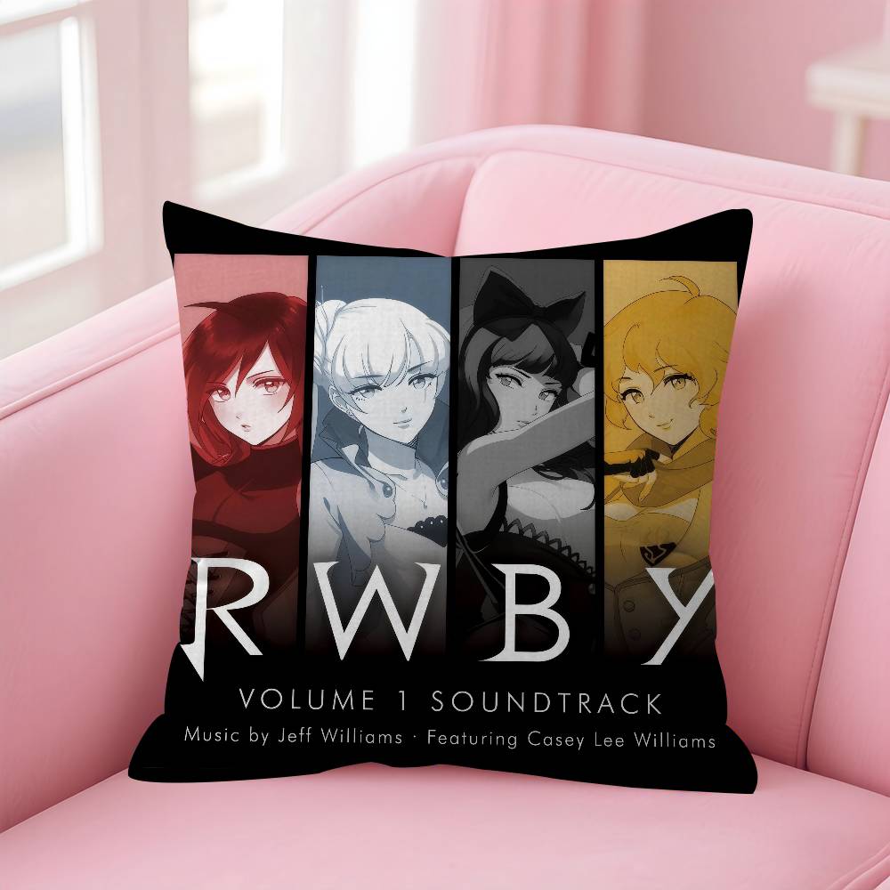 Логотип R-R-Rwby-Y Аниме Персонализированная Наволочка Детская Спальня Декор Дикой Вечеринки Наволочка Подарок на День Рождения Ребенка