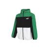 Color Block Training Sports Casual Hooded Woven Jacket Men Jacket Green Black White 680350-86